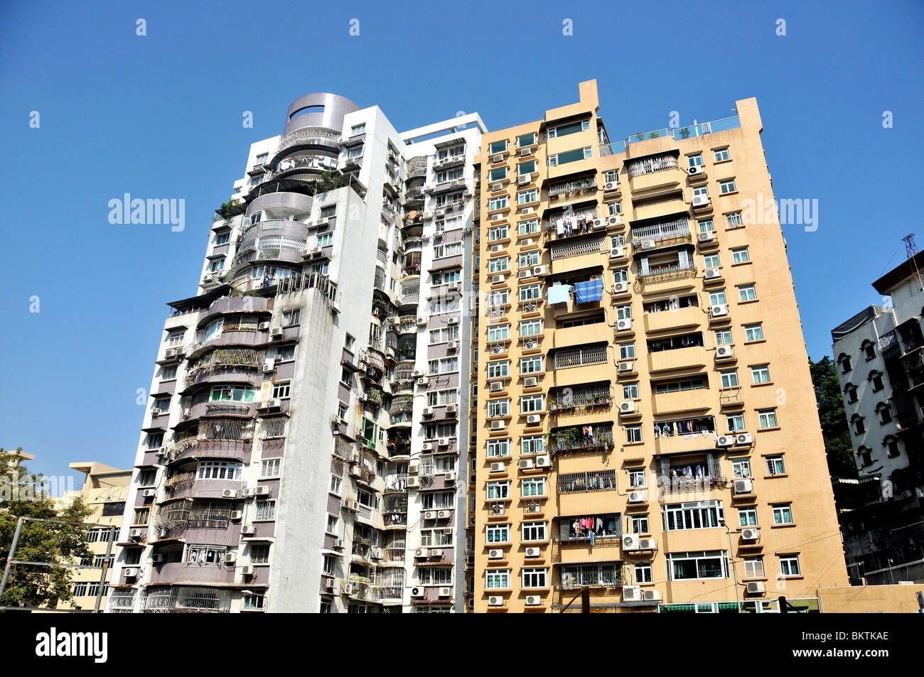 apartments, Macau, China Stock Photo Alamy