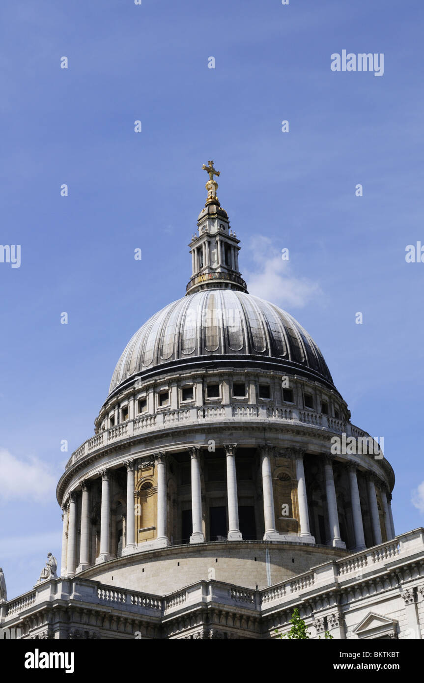 Dome of St Paul's Cathedral, London, England, UK Stock Photo
