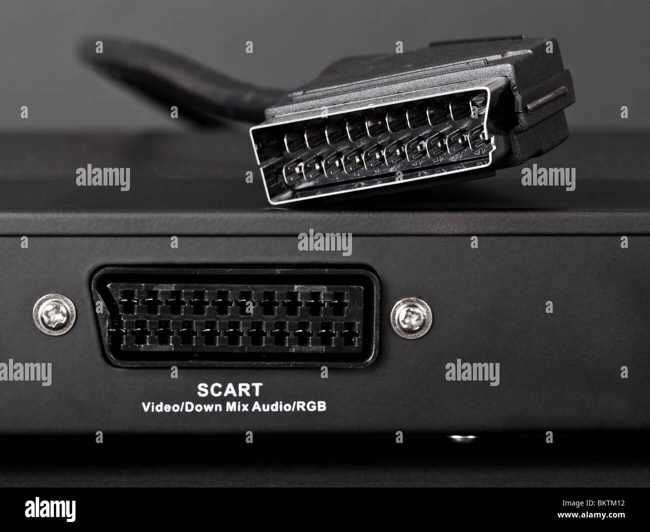 Scart plug hi-res stock photography and images - Alamy