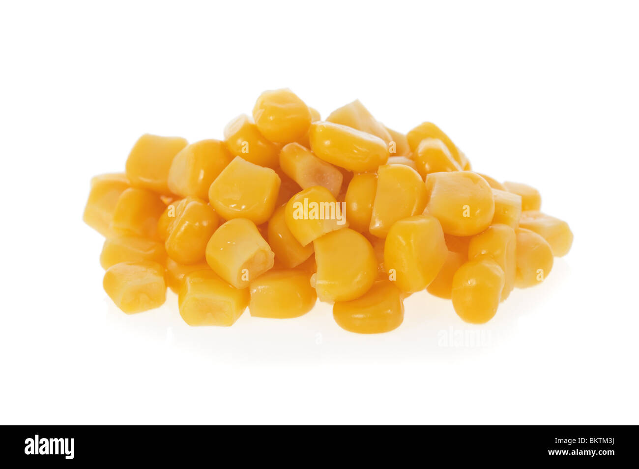 Sweet corn isolated on a white background Stock Photo