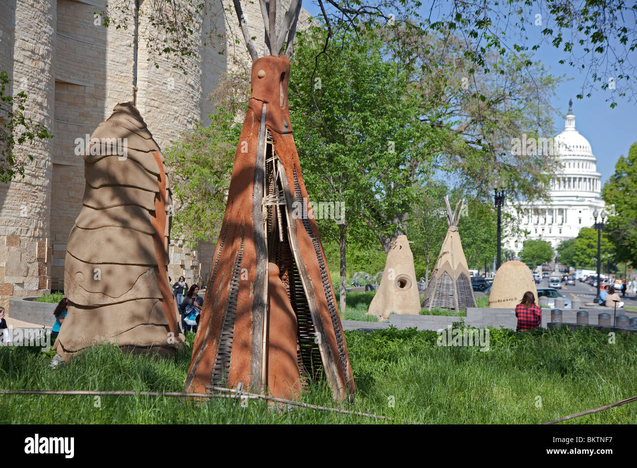 Washington, DC - The National Museum of the American Indian. Stock Photo