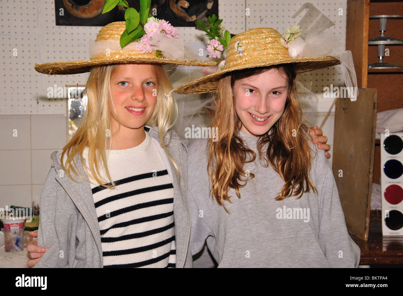 Students Wearing Decorated Straw Hats Heathfield St Mary S