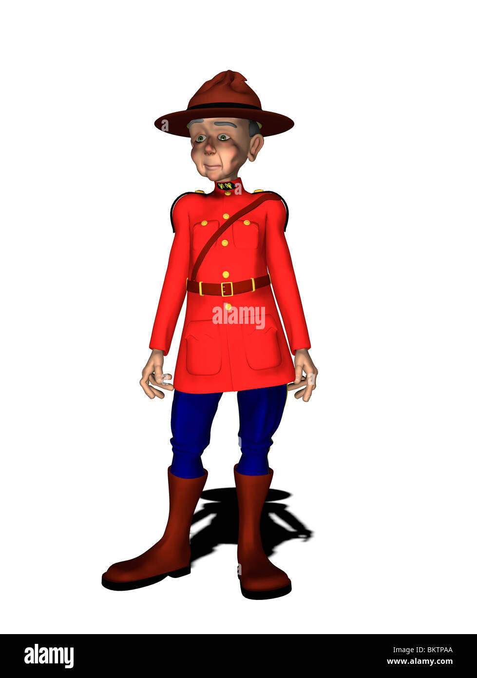 Canadian mountie illustration hi-res stock photography and images - Alamy