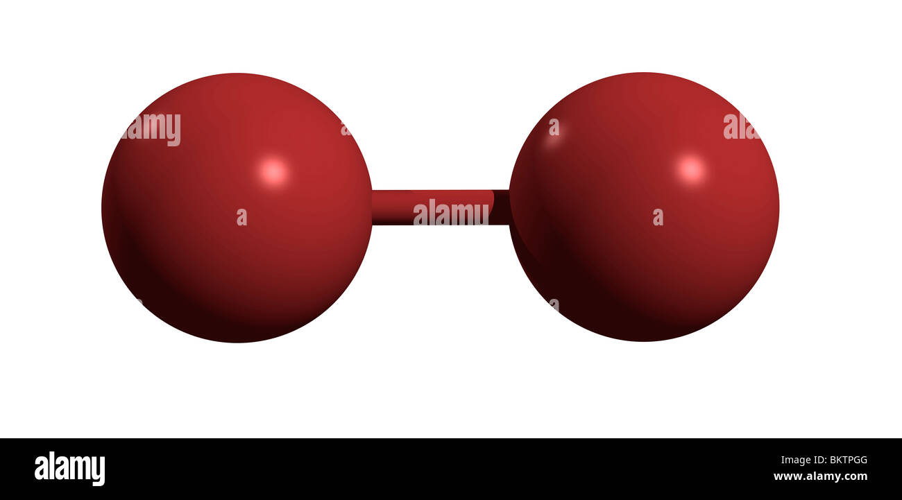 Bromine molecule Br2 Stock Photo Alamy