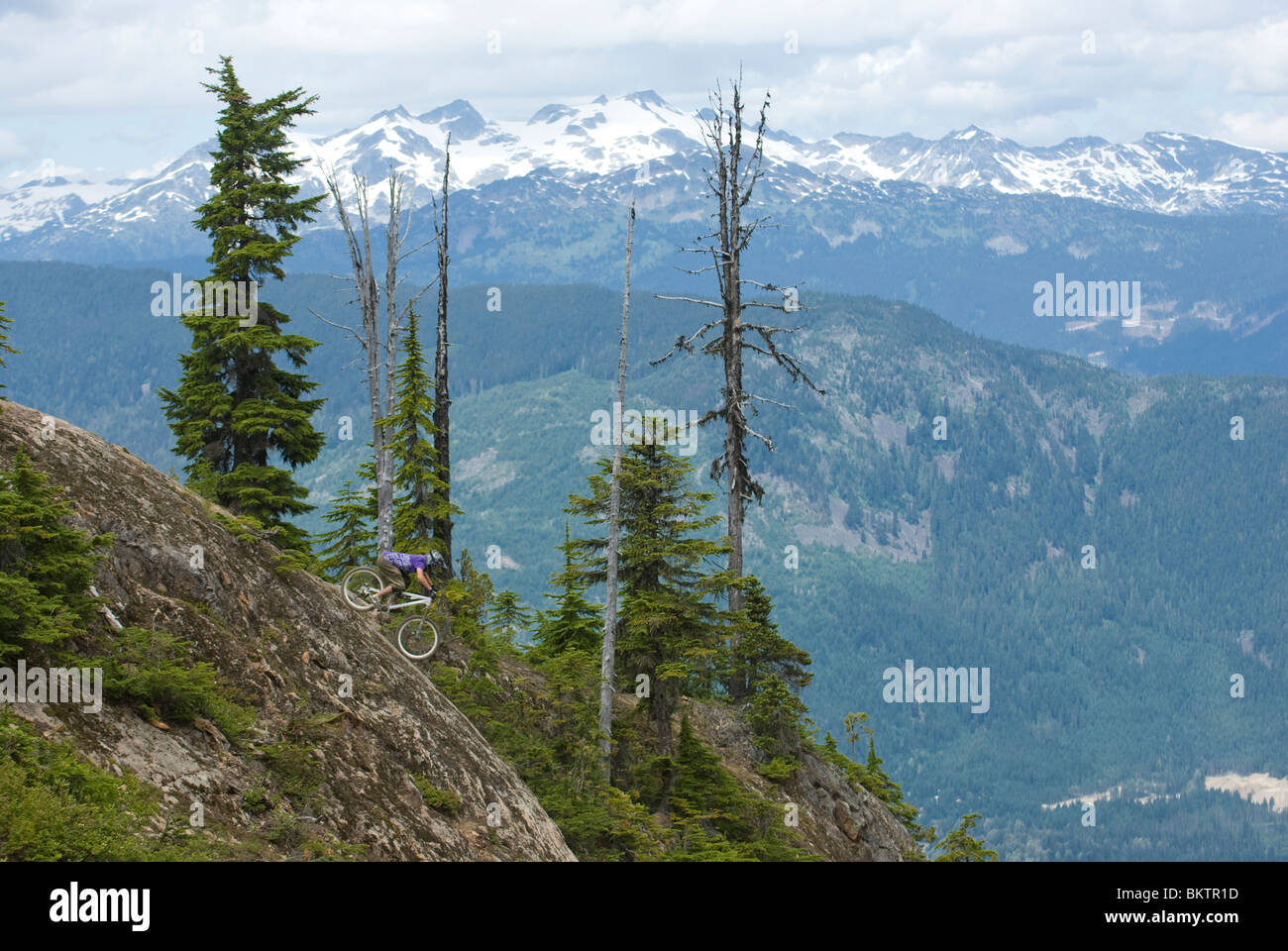 Downhill Mountain Biking in the world famous Whistler Bike Park in