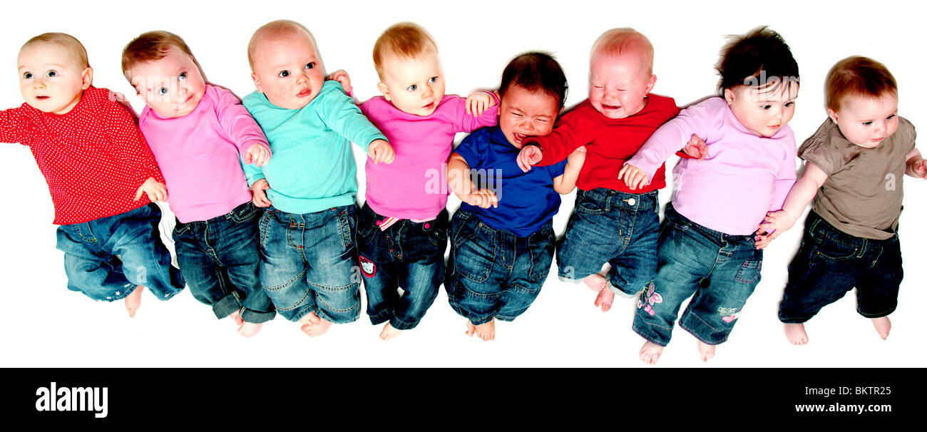 Crying baby 7 months hi-res stock photography and images - Alamy