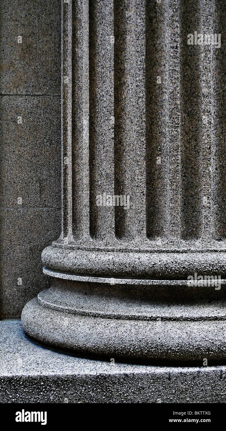 Close-up of a strong supportive architectural pillar base Stock Photo -  Alamy