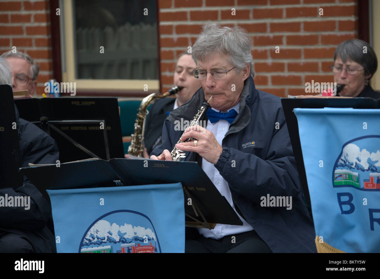 Bluebell Band oboe Stock Photo Alamy