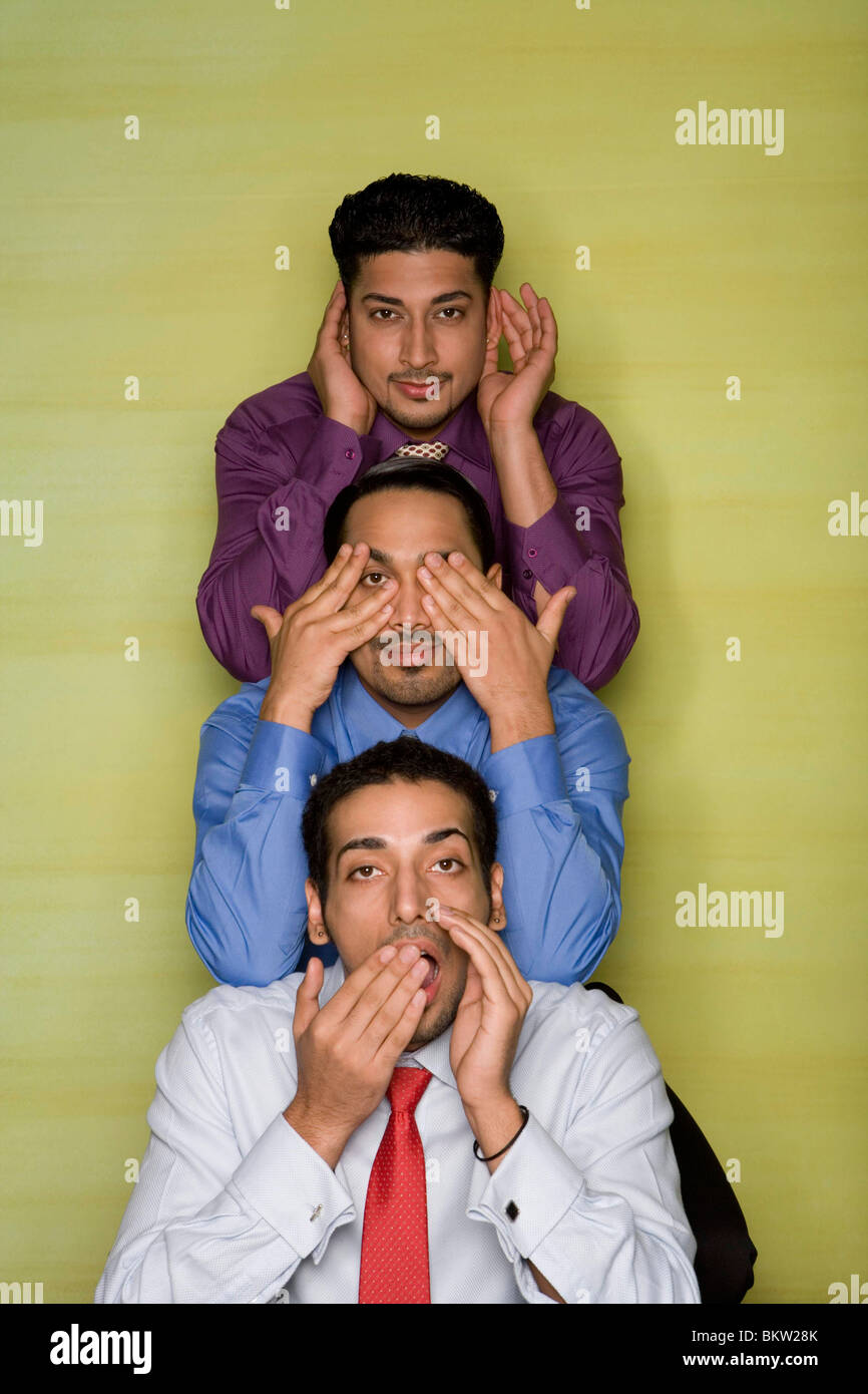 Hear No Evil See No Evil Speak No Evil Stock Photo Alamy