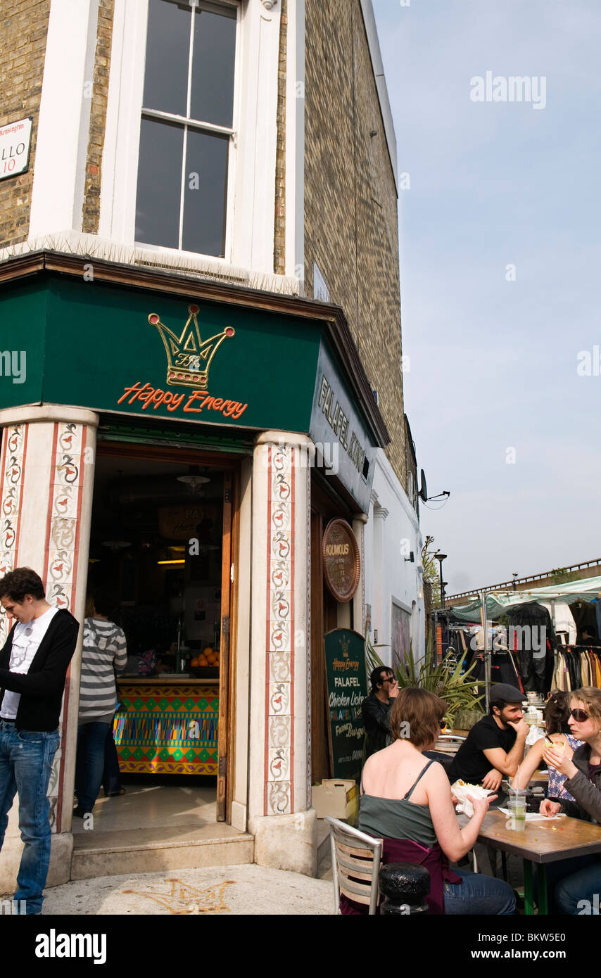Falafel King restaurant, Portobello Road Market Notting Hill West
