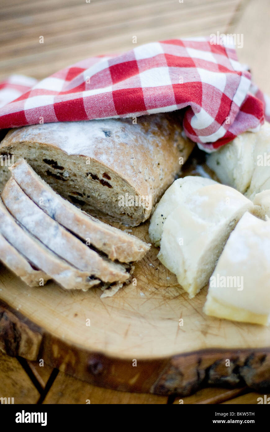 Different types of bread Stock Photo