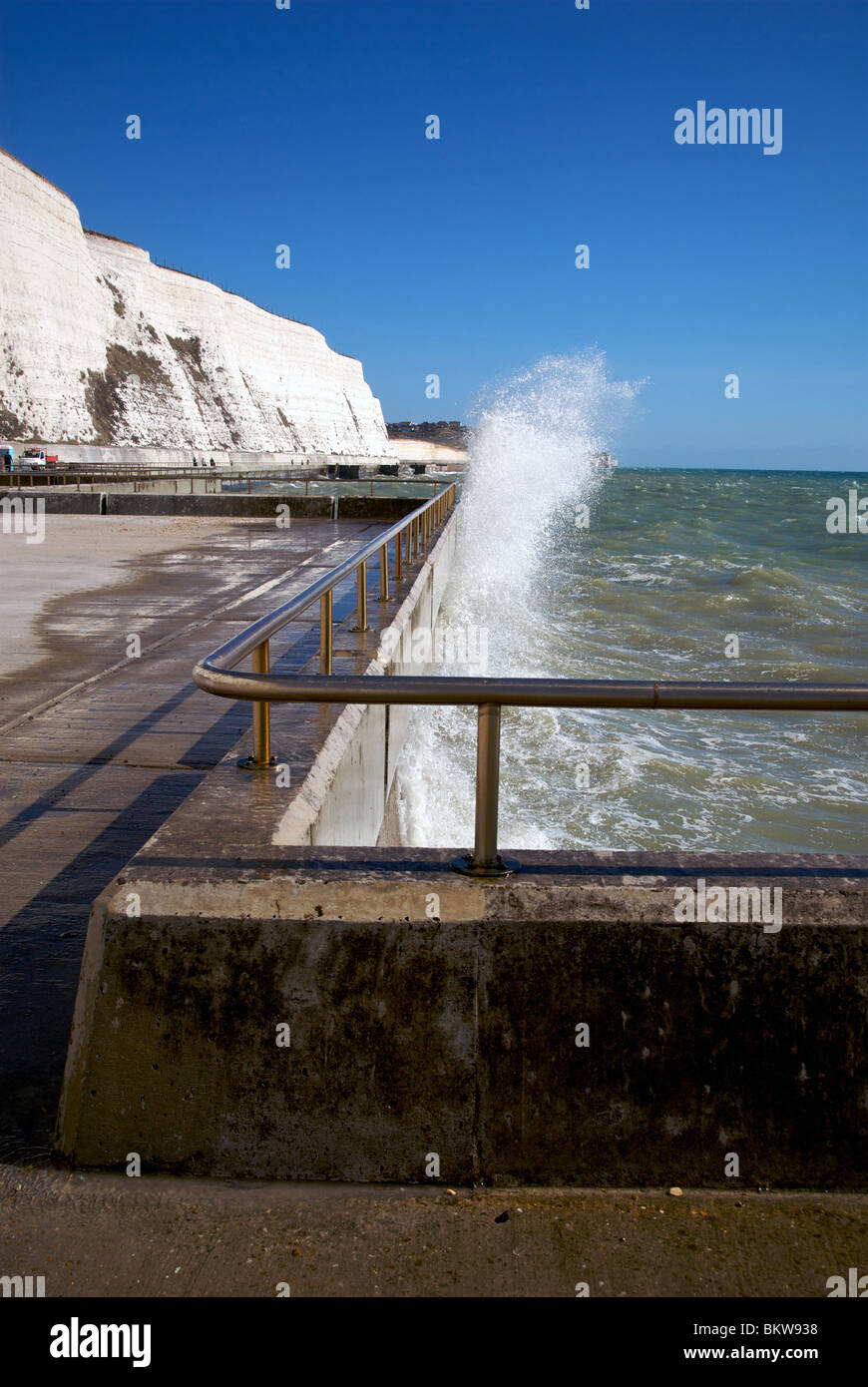 Rottingdean Brighton Hove West East Sussex UK White Cliffs Seafront