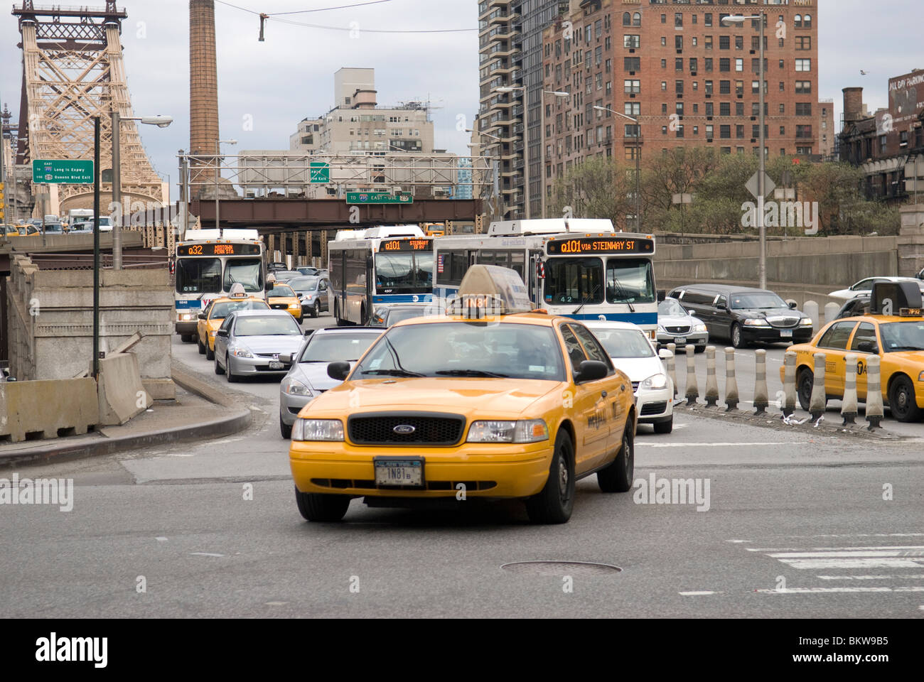 Vehicles entering Manhattan via Queensboro Bridge (59th Street Bridge