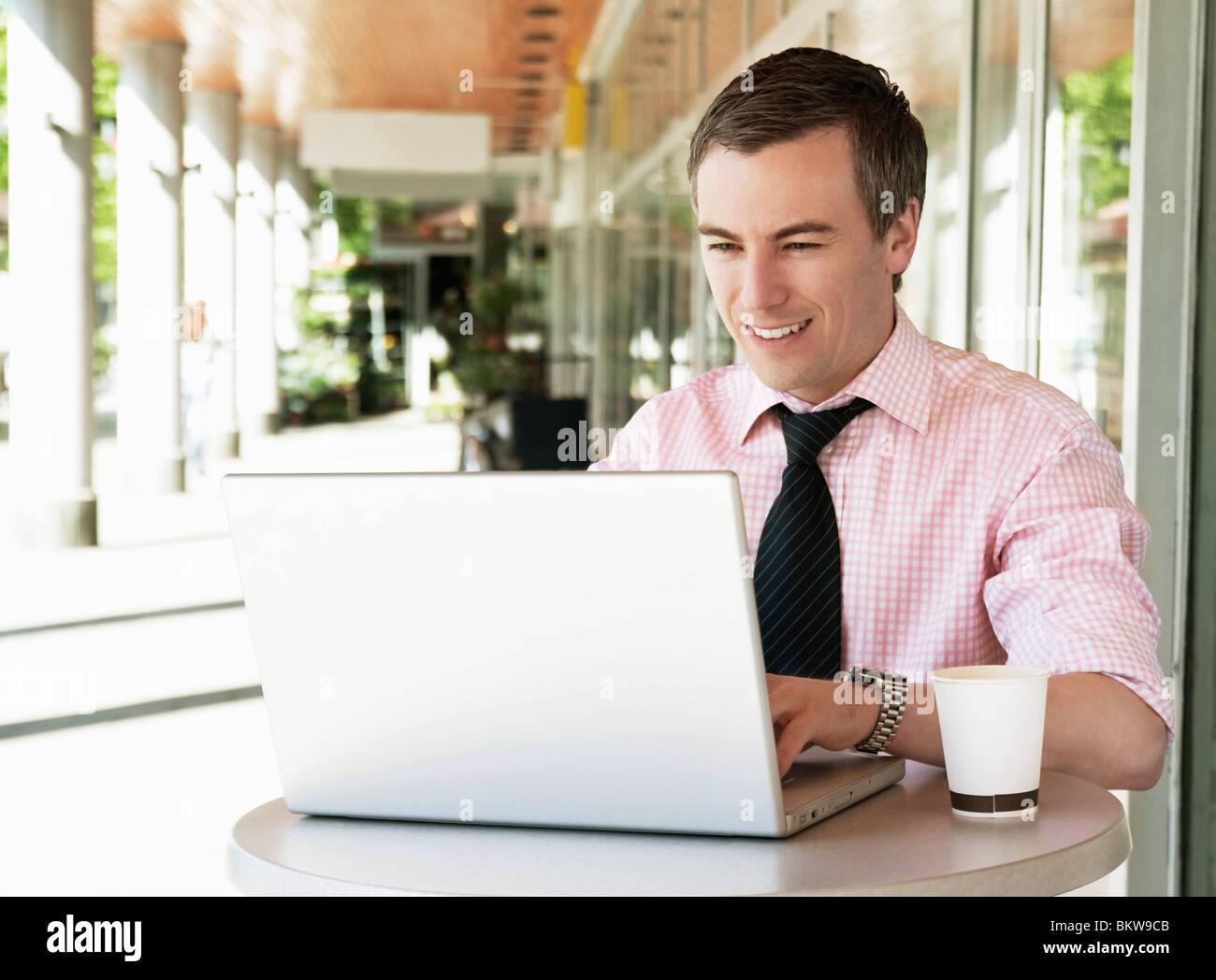 Man working Stock Photo