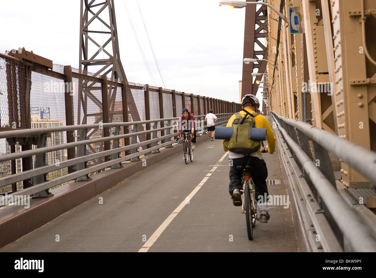 Queensboro Bridge (59th Street Bridge), The bridge connects Queens to Manhattan, New York City, Stock Photo