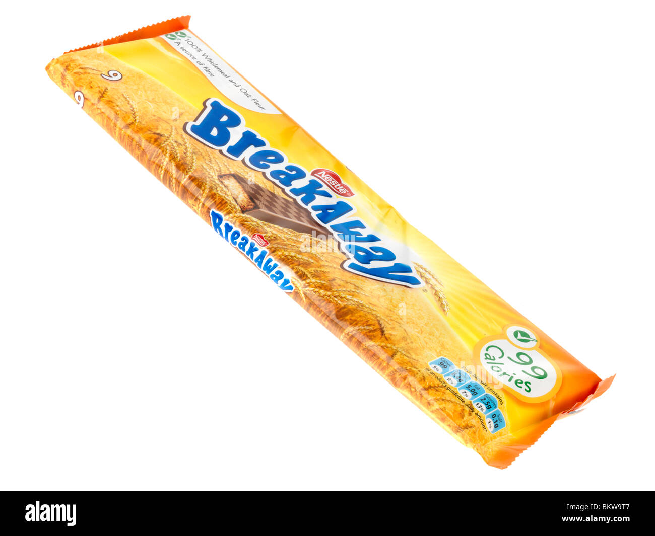 Packet of Chocolate Bars Stock Photo