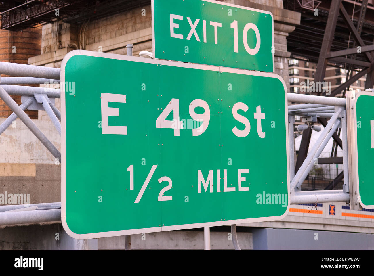 The Franklin D. Roosevelt East River Drive, New York City Stock Photo