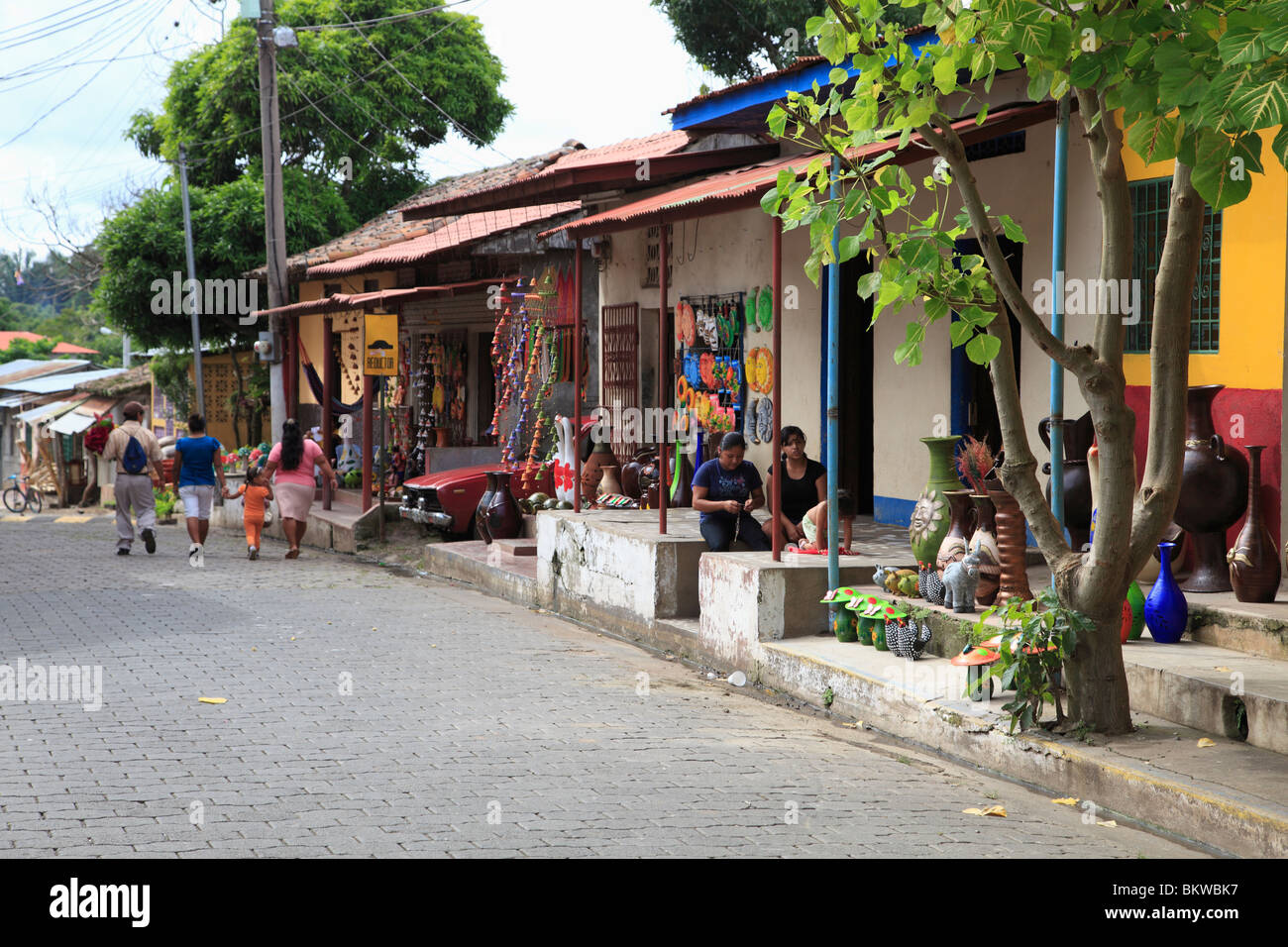 Catarina, a village that is one of the Los Pueblos Blancos, Nicaragua, Central America Stock Photo