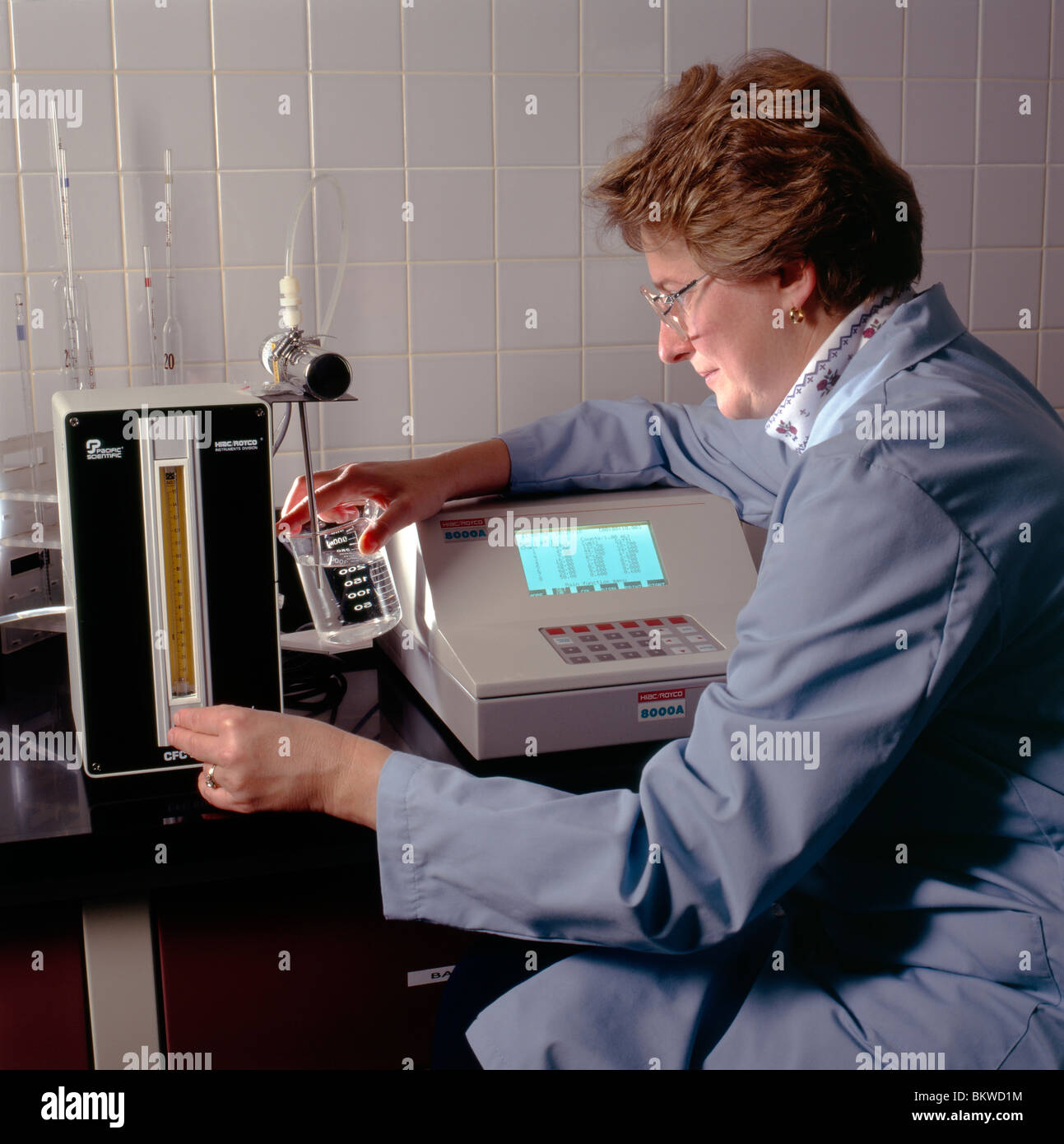 Water testing computer hi-res stock photography and images - Alamy