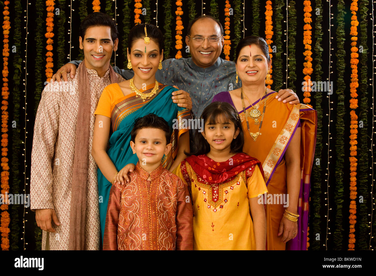 traditional indian family