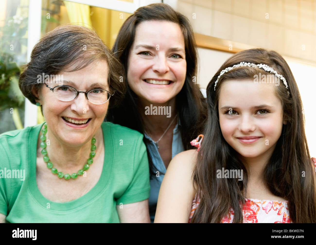 Women in generations Stock Photo