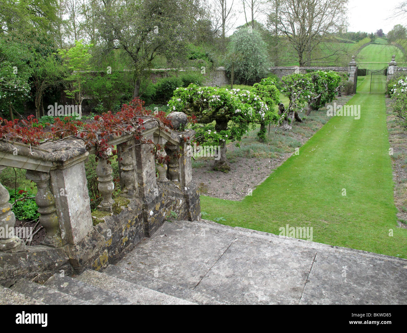 Cranborne Manor garden and estate Stock Photo