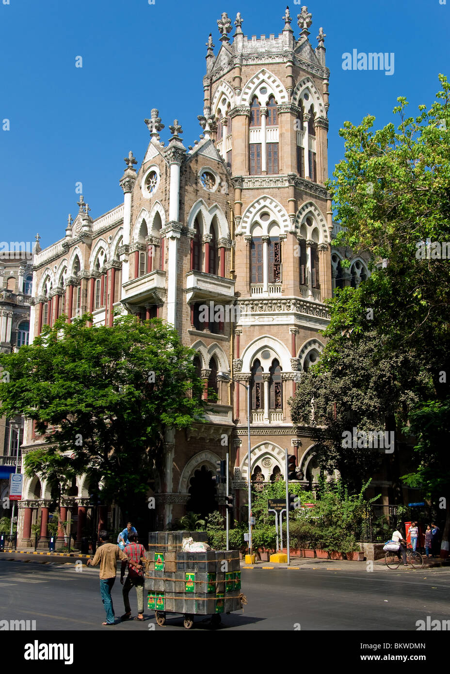 Colonial Building Mumbai, Bombay, India Stock Photo