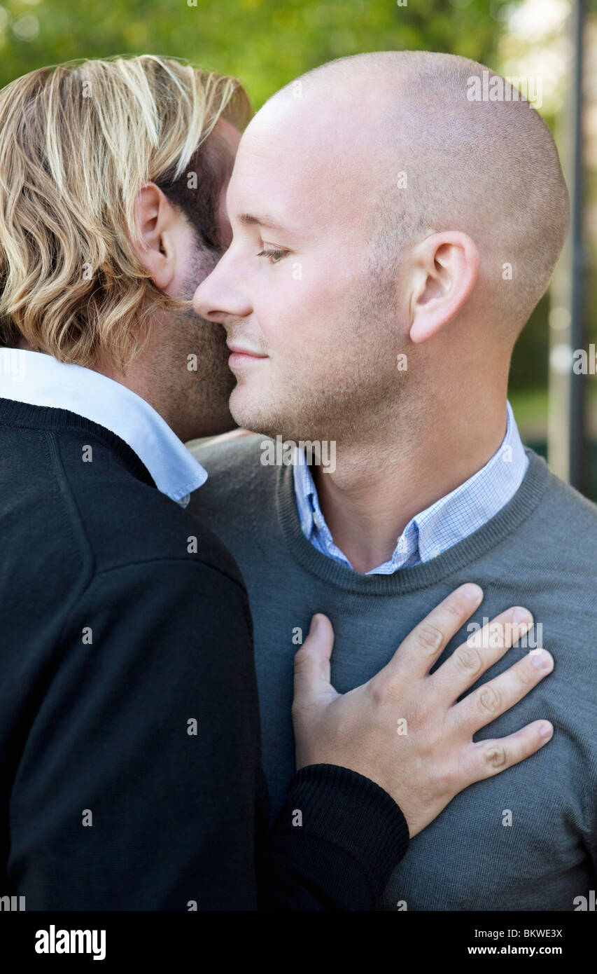 Two loving gay men Stock Photo - Alamy