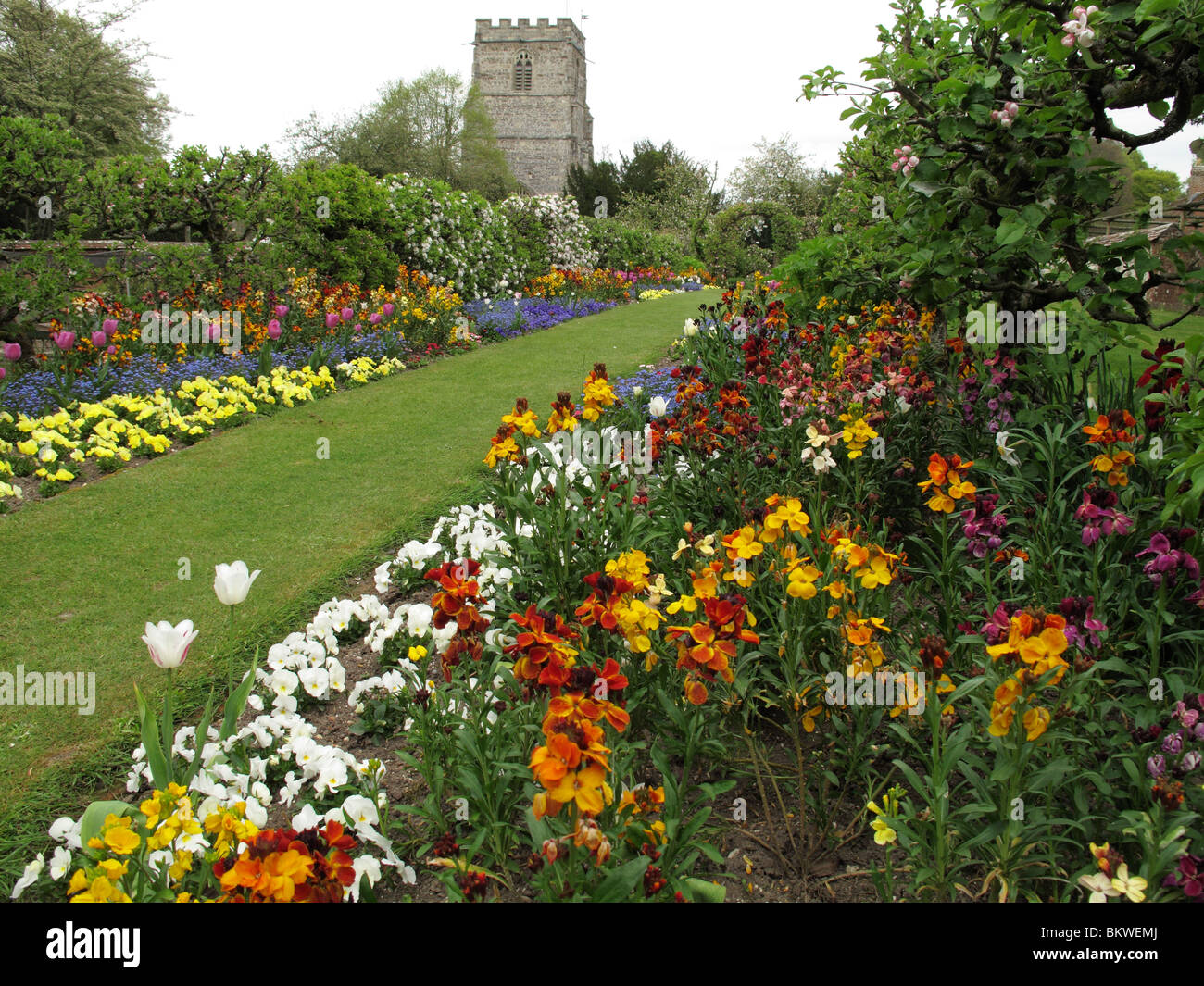 Cranborne Manor Garden Stock Photo