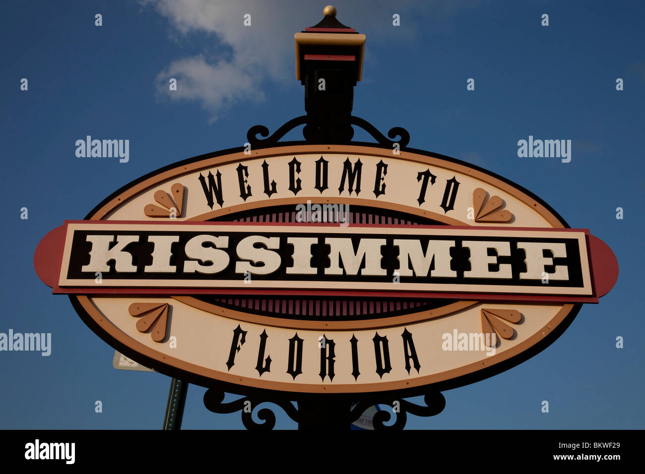 to Kissimmee Sign, Kissimmee, Florida Stock Photo Alamy