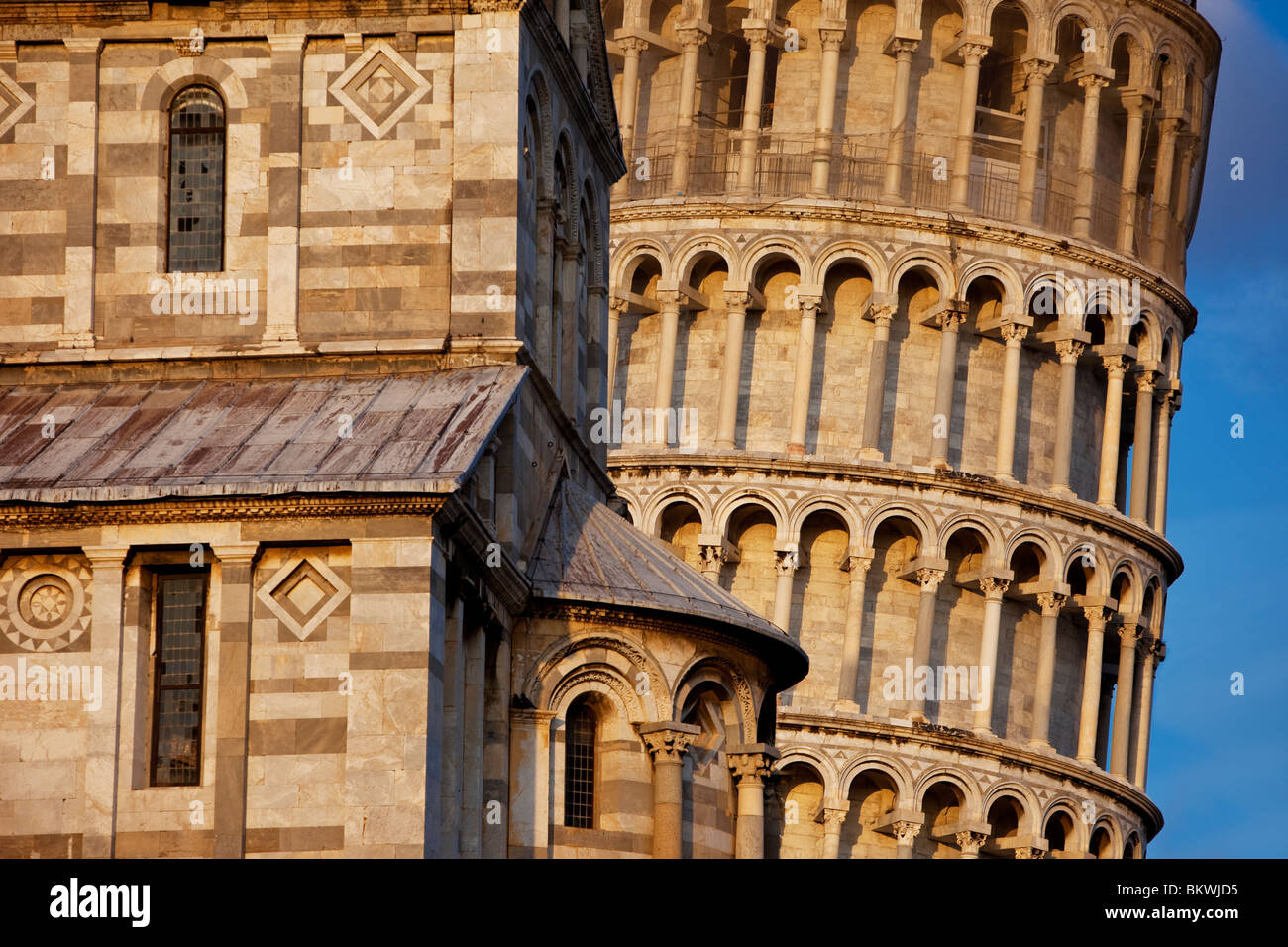 The Leaning Tower, Pisa Tuscany Italy Stock Photo