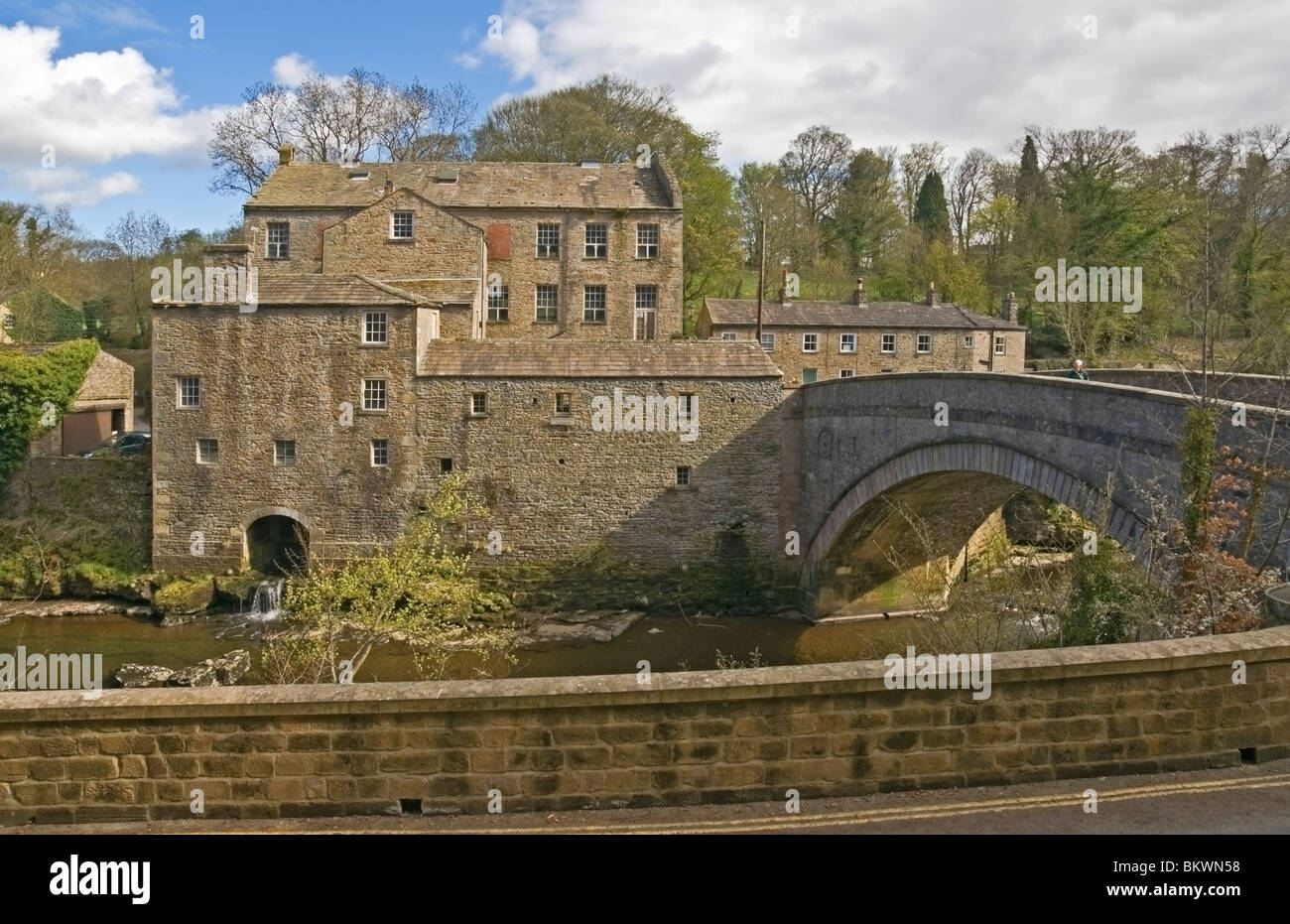 Aysgarth Mill, North Yorkshire Stock Photo Alamy
