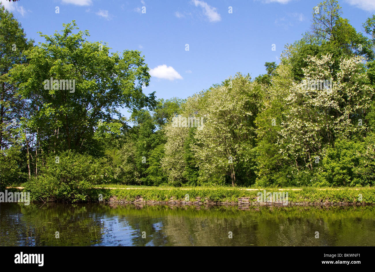 Canal sky and path hi-res stock photography and images - Alamy