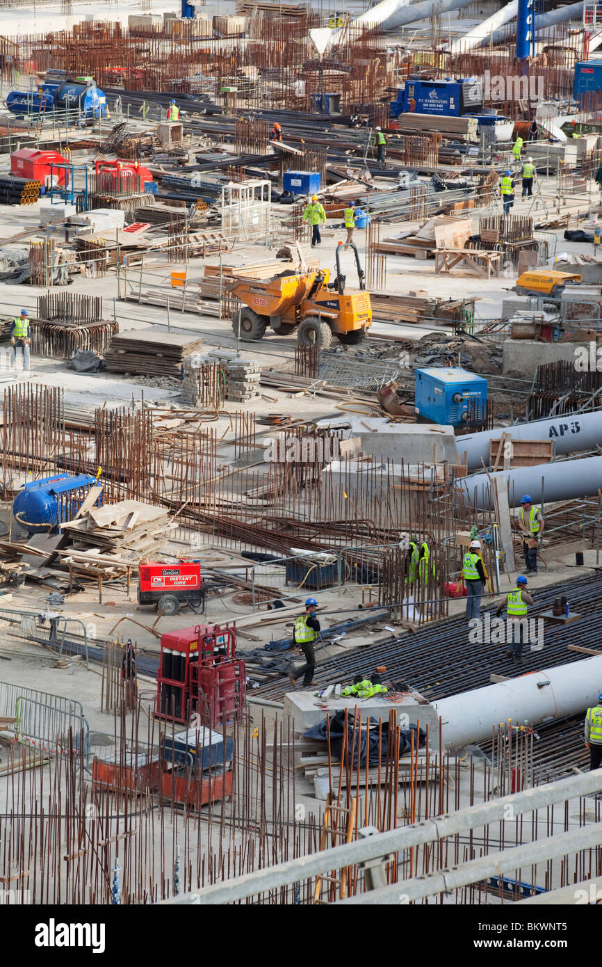 Canary Wharf Riverside South Development Stock Photo Alamy