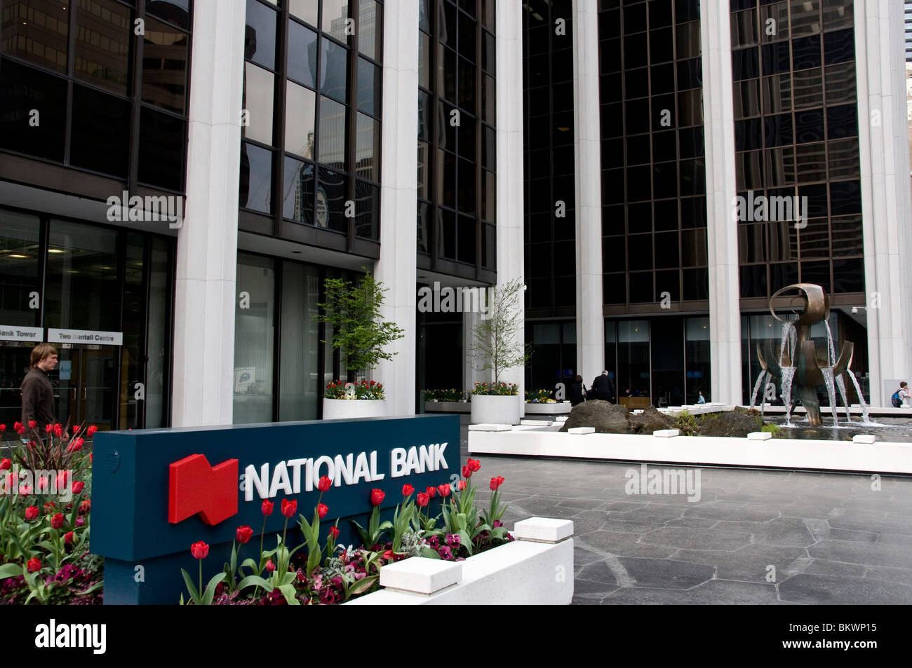 National Bank downtown Vancouver Canada Stock Photo