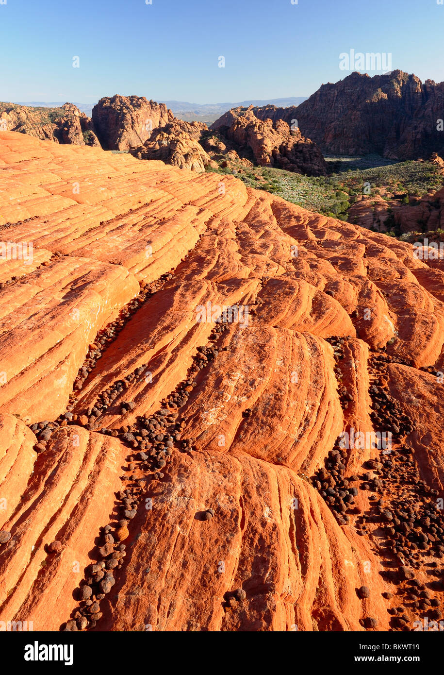 Snow Canyon Sunset St Utah, USA Stock Photo Alamy