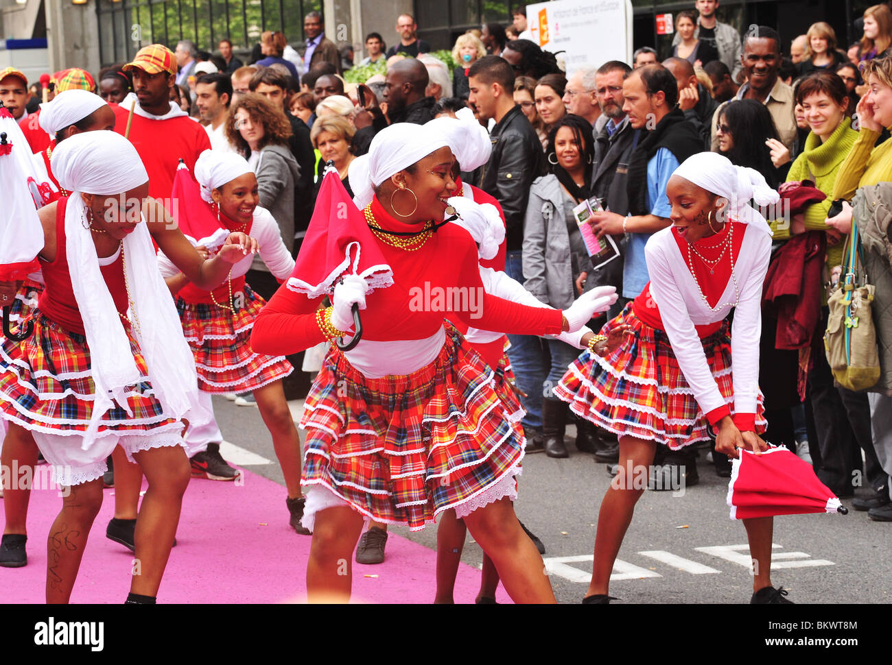 caribbean parade festival in Paris Stock Photo - Alamy
