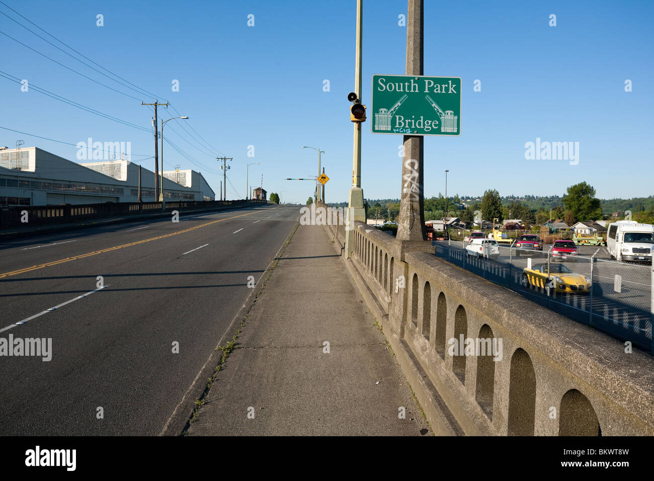 South Park Bridge Seattle, Washington Stock Photo Alamy