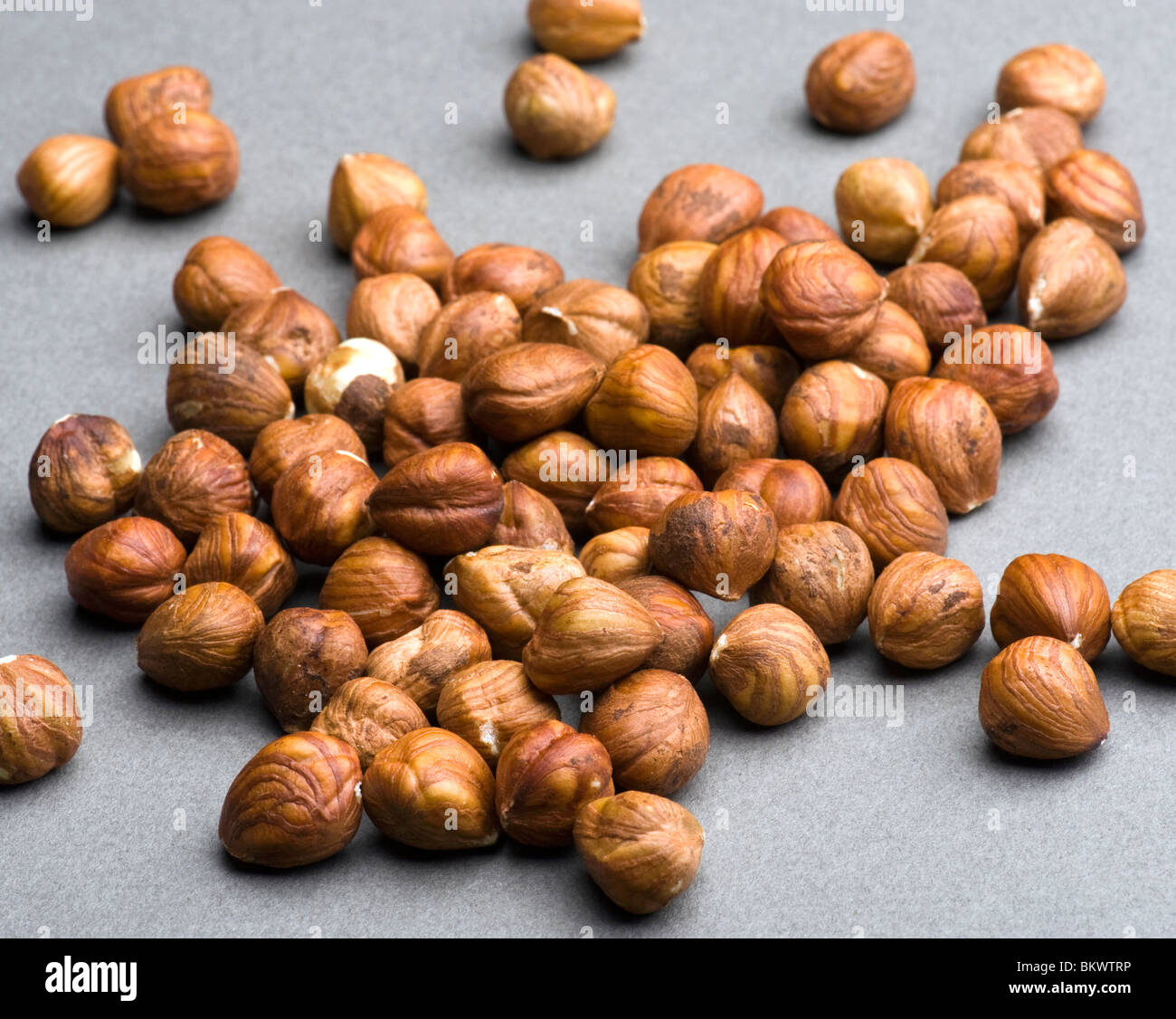 Hazelnuts Stock Photo