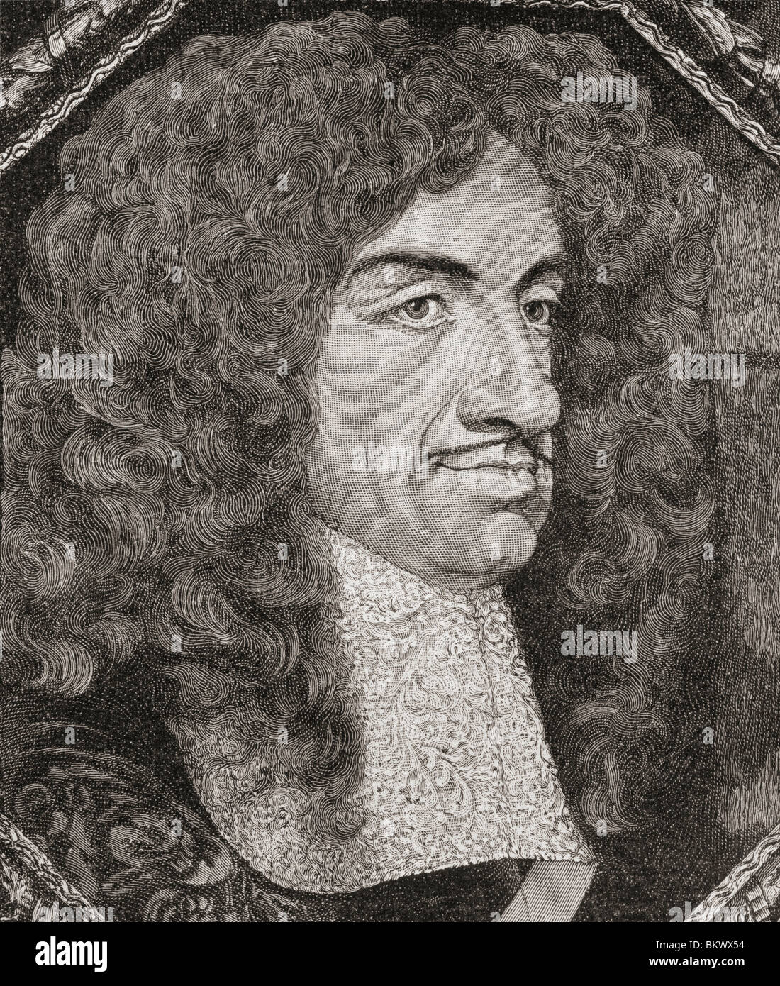 Charles II, 1630 to 1685. King of England, Scotland and Ireland Stock