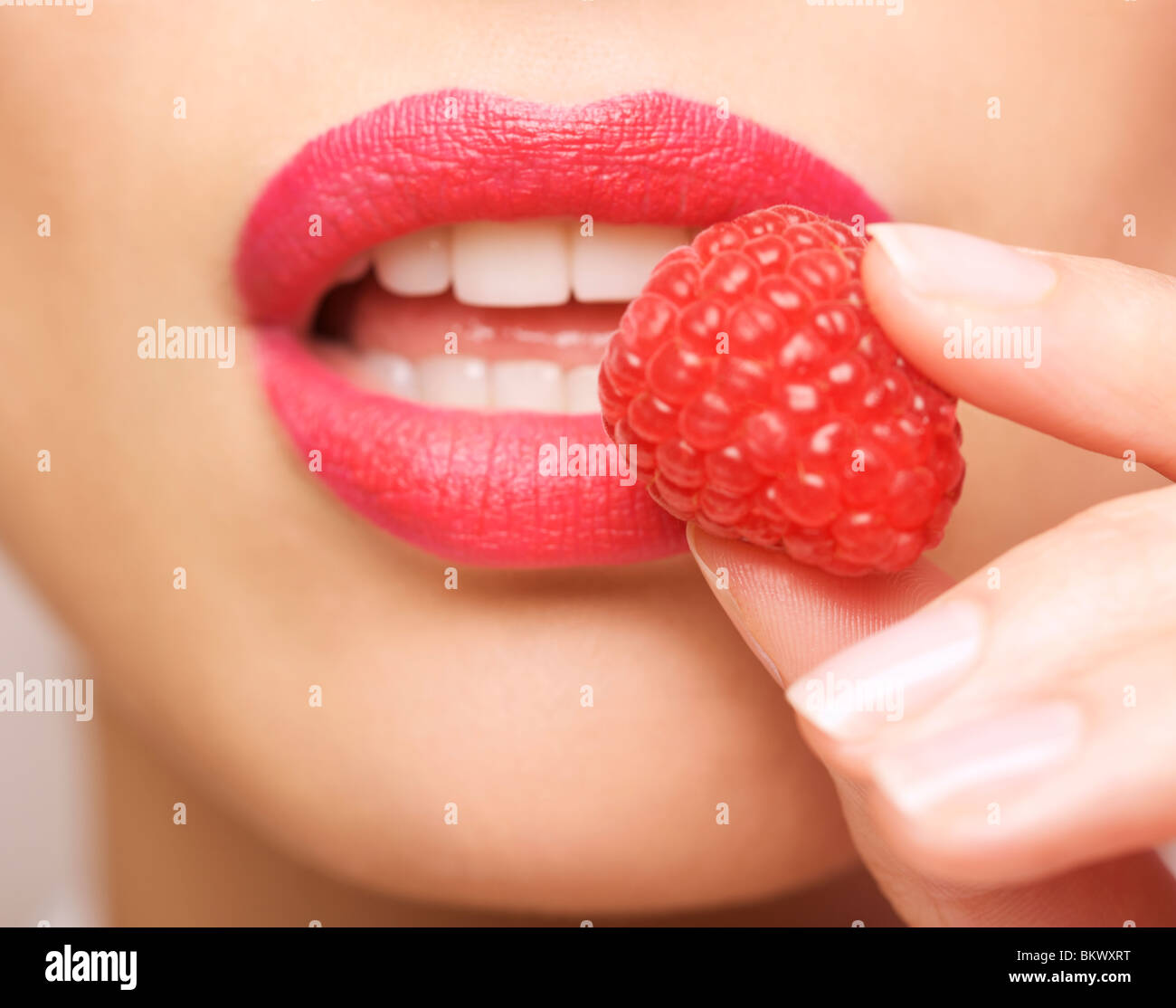 Biting Lip Woman Lipstick High Resolution Stock Photography and Images Alamy