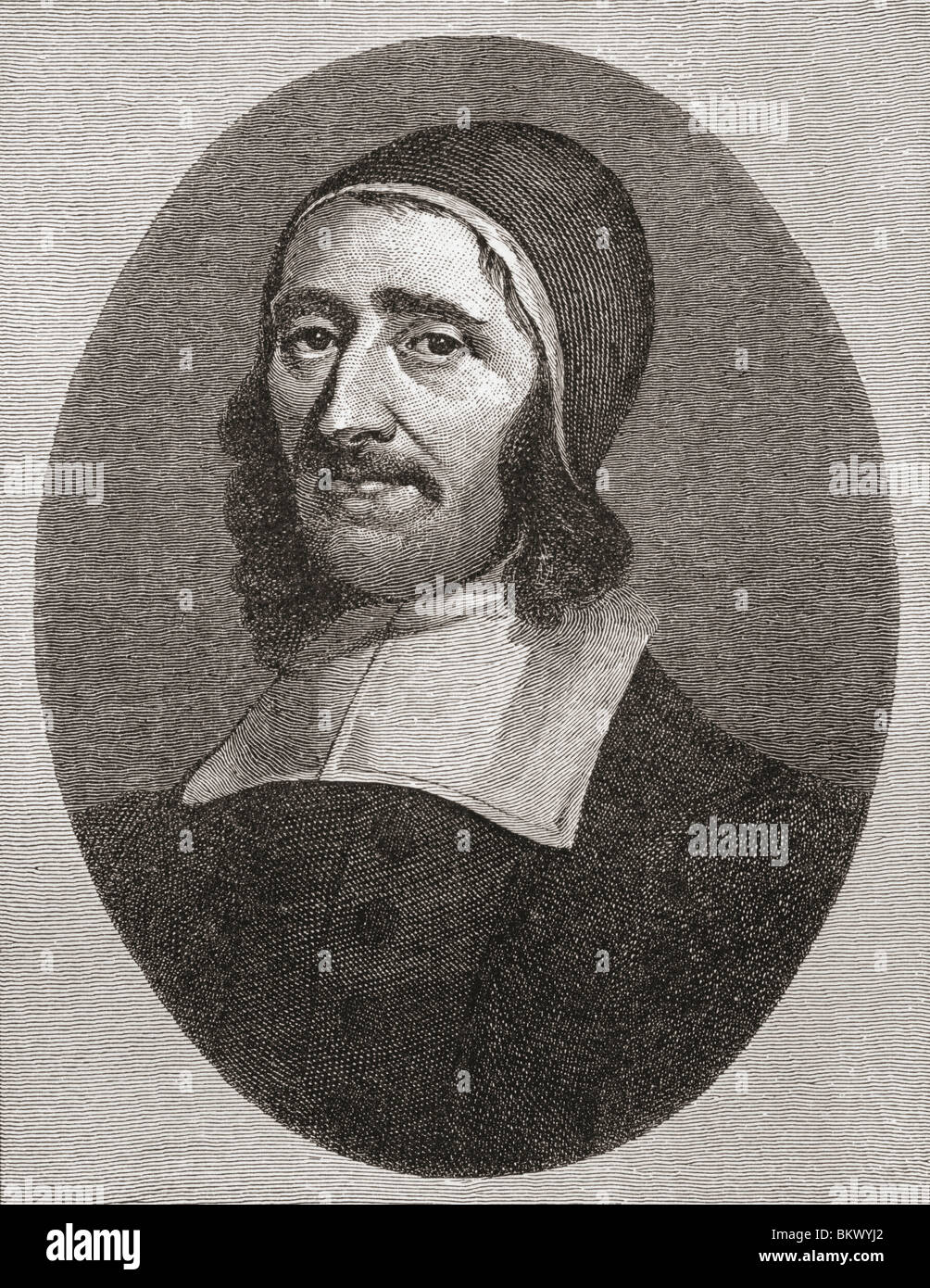 Richard Baxter, 1615 to 1691. English Puritan church leader, poet, hymn-writer, theologian. Stock Photo