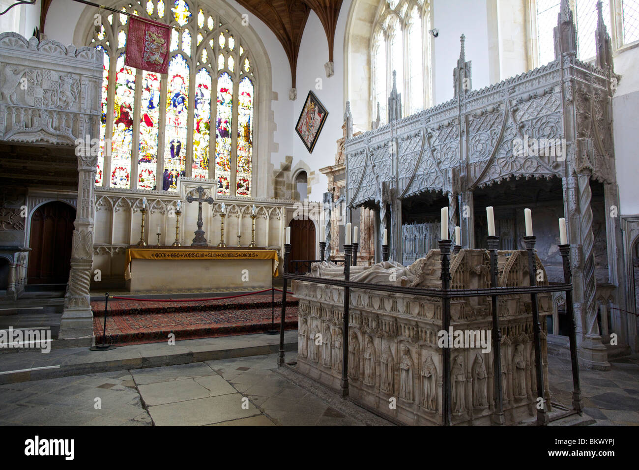 Fitzalan Chapel at Arundel Castle in Arundel, West Sussex, England