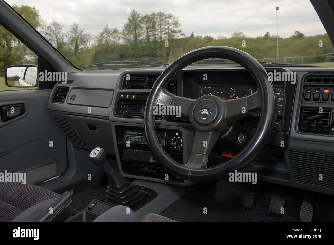 1986 Ford Sierra RS Cosworth dashboard Stock Photo