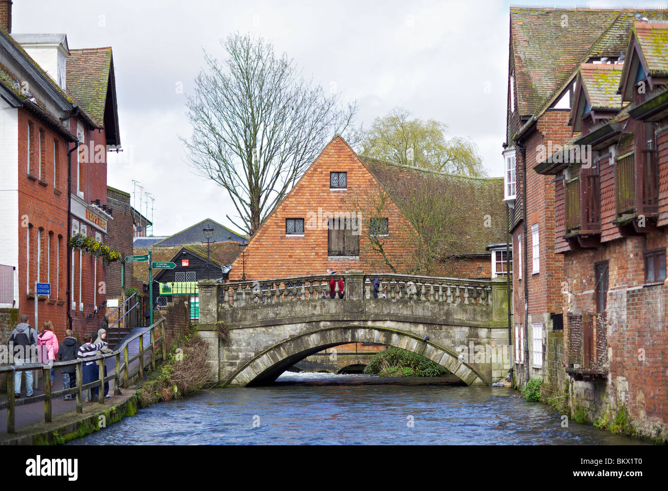 Winchester City Mill Stock Photo Alamy