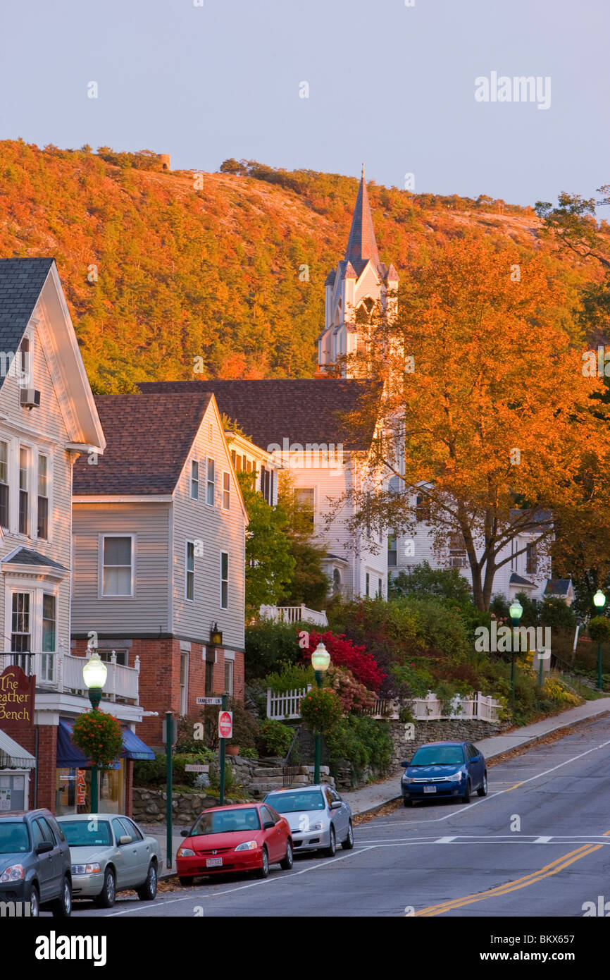 Main Street, Camden, Maine, fall Stock Photo: 29464435 - Alamy