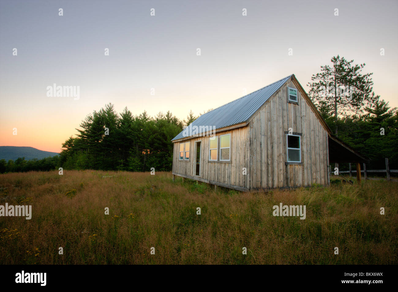 A barn on Birch Hill in New Durham, New Hampshire Stock Photo Alamy