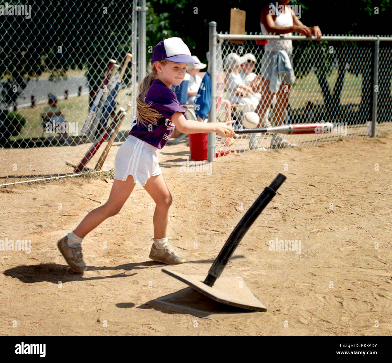 Girl tee ball hires stock photography and images Alamy