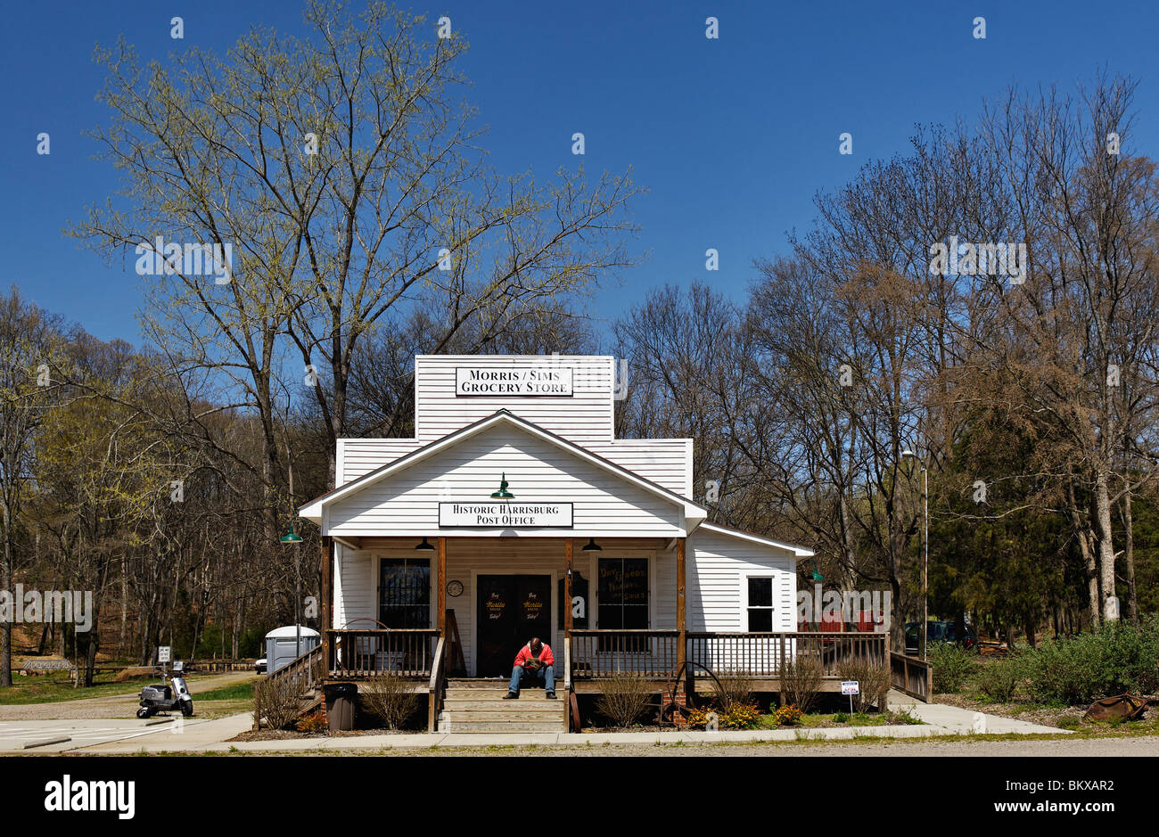 Historic Harrisburg Post Office and Morris Sims Grocery Store in