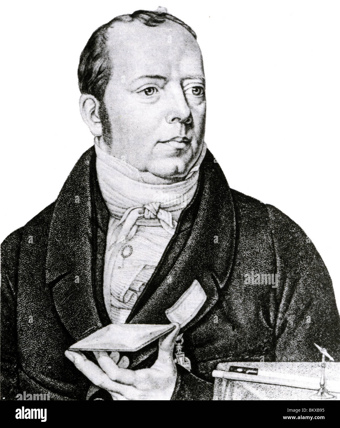 HANS CHRISTIAN OERSTED - Danish physicist (1777-1851) Stock Photo